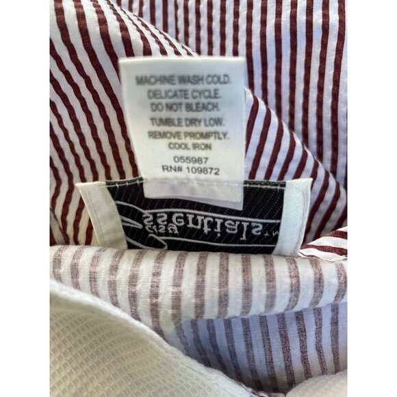 Womens Easy Essentials Striped House Dress Butterfly Embroidery Size XL Muumuu - Picture 7 of 7